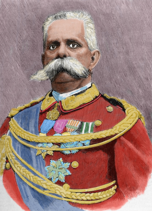 Umberto I or Humbert I (1844  1900). King of Italy. Engraving by Rico.