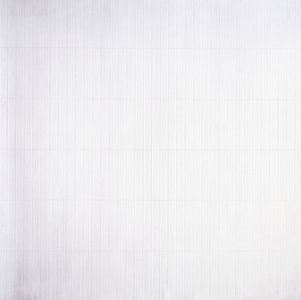 Untitled No. 6, 1977 (India ink, pencil and gesso on canvas)
