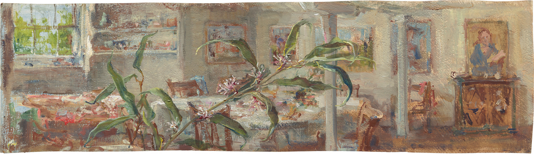 Sweet Box in Kitchen, 2018 (Oil on Panel)