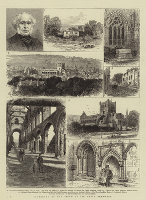 Centenary of the Birth of Sir David Brewster (engraving)