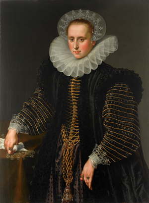Portrait of a Woman, 1599 (oil on panel)