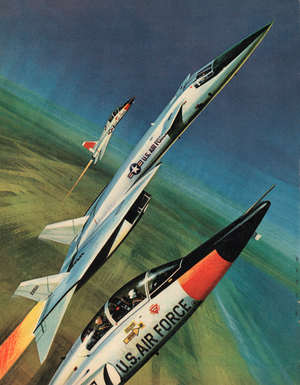 North American XB-70A Valkyrie (colour litho)