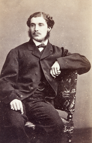 Portrait of Arthur Sullivan, 1860s (b/w photo)
