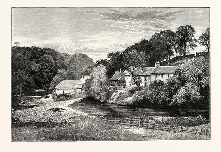 Edinburgh: View below Cramond Brig
