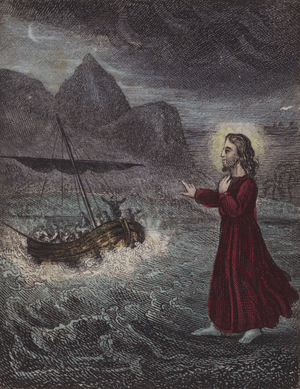 Illustration for Scripture History for the Improvement of Youth, c.1850 (coloured engraving)