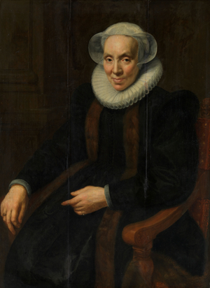 Portrait of Maria van Utrecht, 1615 (oil on panel)