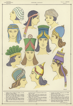 Costume Feminin Mondial (colour litho)