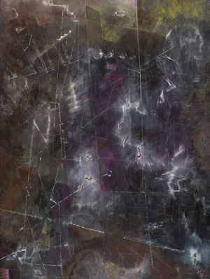 Above the Earth, 1953 (gouache on board)