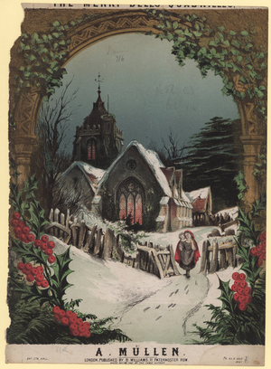 The Merry Bells Quadrille (colour litho)