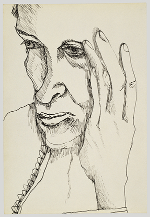 The Painter's Mother, 1940 (ink on paper)