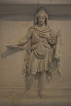 Relief from Hadrianeum in Rome (marble)