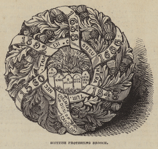 Scottish Protesting Brooch (engraving)