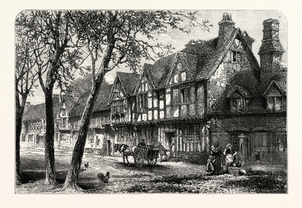 Houses Under the Castle, Warwick, UK