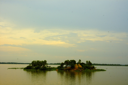 Chalan beel, one of the largest wetland of Bangladesh. Natore, Bangladesh, June 19, 2007.  (photo)