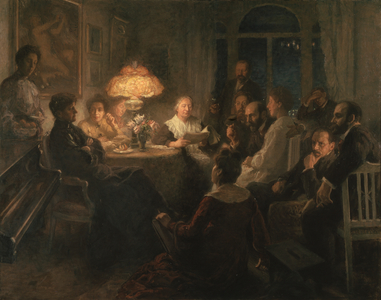 Friends, 1900-7 (oil on canvas)