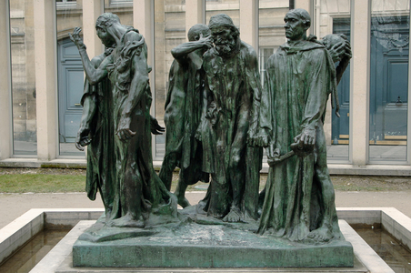 The Burghers of Calais,1885-1895, Sculpture by Auguste Rodin (1840-1917) (sculpture)