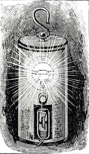 Joseph Swan's combined battery-powered safety lamp