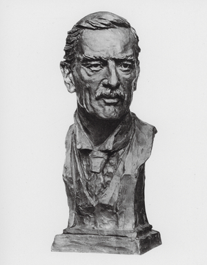Neville Chamberlain (b/w photo)