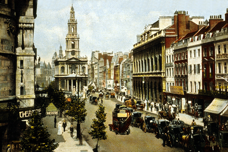 Mary-le-Strand Church, London, 1909 (photo)