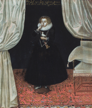 Portrait of a lady (oil on canvas)