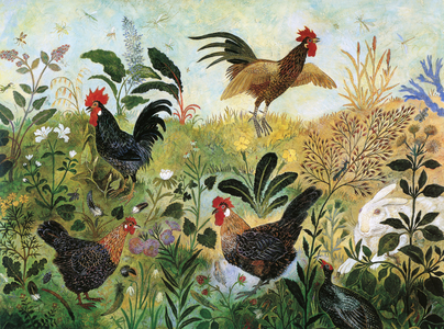 Boys on the Block, 2001 (acrylic)
