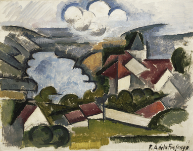 Landscape, 1912 (oil on canvas)