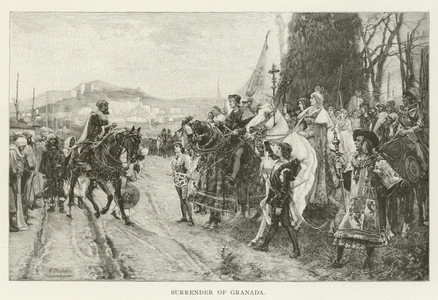Surrender of Granada (engraving)