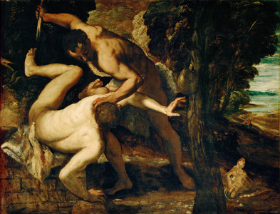 Cain and Abel (painting on canvas)