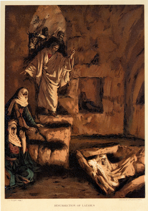Resurrection of Lazarus - St John,  -Bible