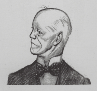 John Galsworthy, English novelist and playwright (litho)
