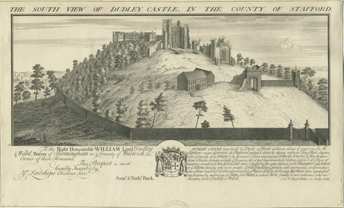 Dudley Castle: engraving, 1731 (print)