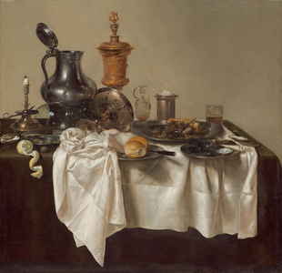 Banquet Piece with Mince Pie, 1635 (oil on canvas)