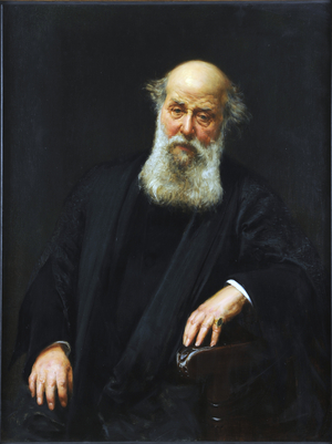 James Joseph Sylvester, Savilian Professor of Geometry (oil on canvas)

