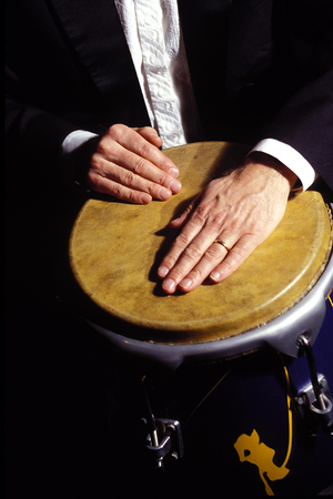 Conga drum with hands