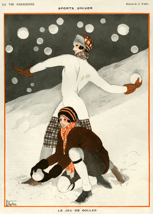La Vie Parisienne Magazine Plate, France, 1920s (print)
