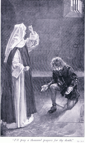 "I'll pray a thousand prayers for thy death" Isabella, 1900's (litho)