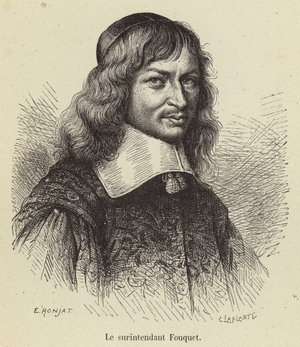 Le surintendant Fouquet (engraving)