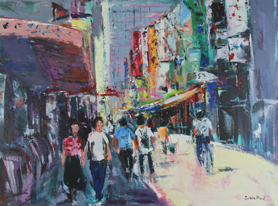Tokyo Day Out, 2024 (acrylic)