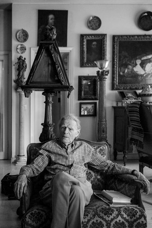 Janos "Giovanni" Hajnal, 2007 (b/w photo)