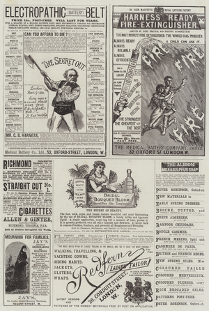 Page of Advertisements (engraving)