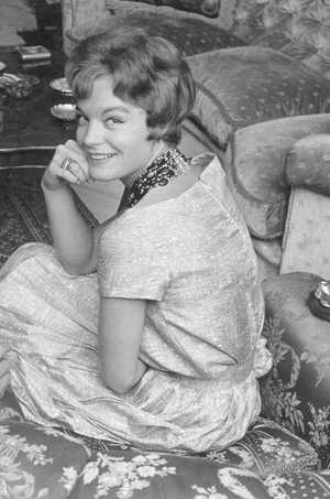 Romy Schneider, 1960 (b/w photo)