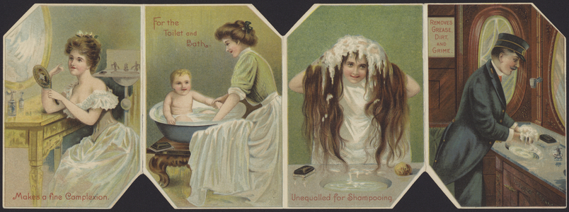 Uses of soap (chromolitho)