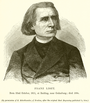 Franz Liszt (engraving)