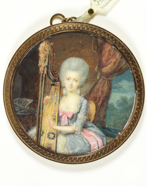 La Marquise de Montesson (enamel)