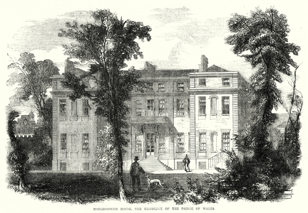 Marlborough House, the Residence of the Prince of Wales (engraving)