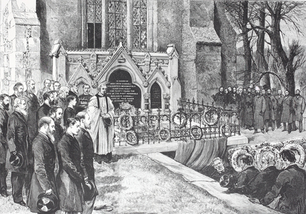 The Funeral of the Late Earl of Beaconsfield, Arrival of the Procession at the Vault, Historic