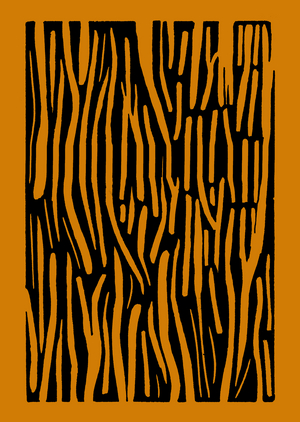 Wood, 2023 (linoleum on paper)