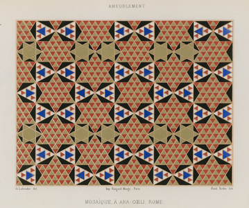 Mosaic in Aracoeli (chromolitho)