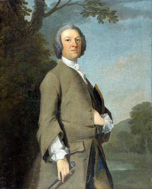 Sir Thomas Aubrey, 1760 (oil on canvas)