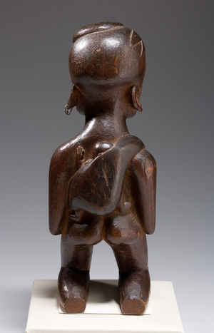 Kneeling Mother and Child, late 19th century (wood)